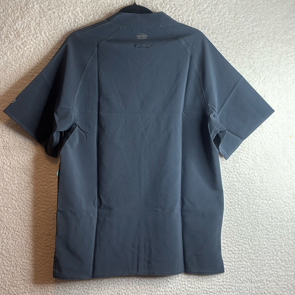 NWT Mens Essential Threads Welby Antimicrobial Gray Scrubs Set Size MEDIUM - Picture 7 of 16